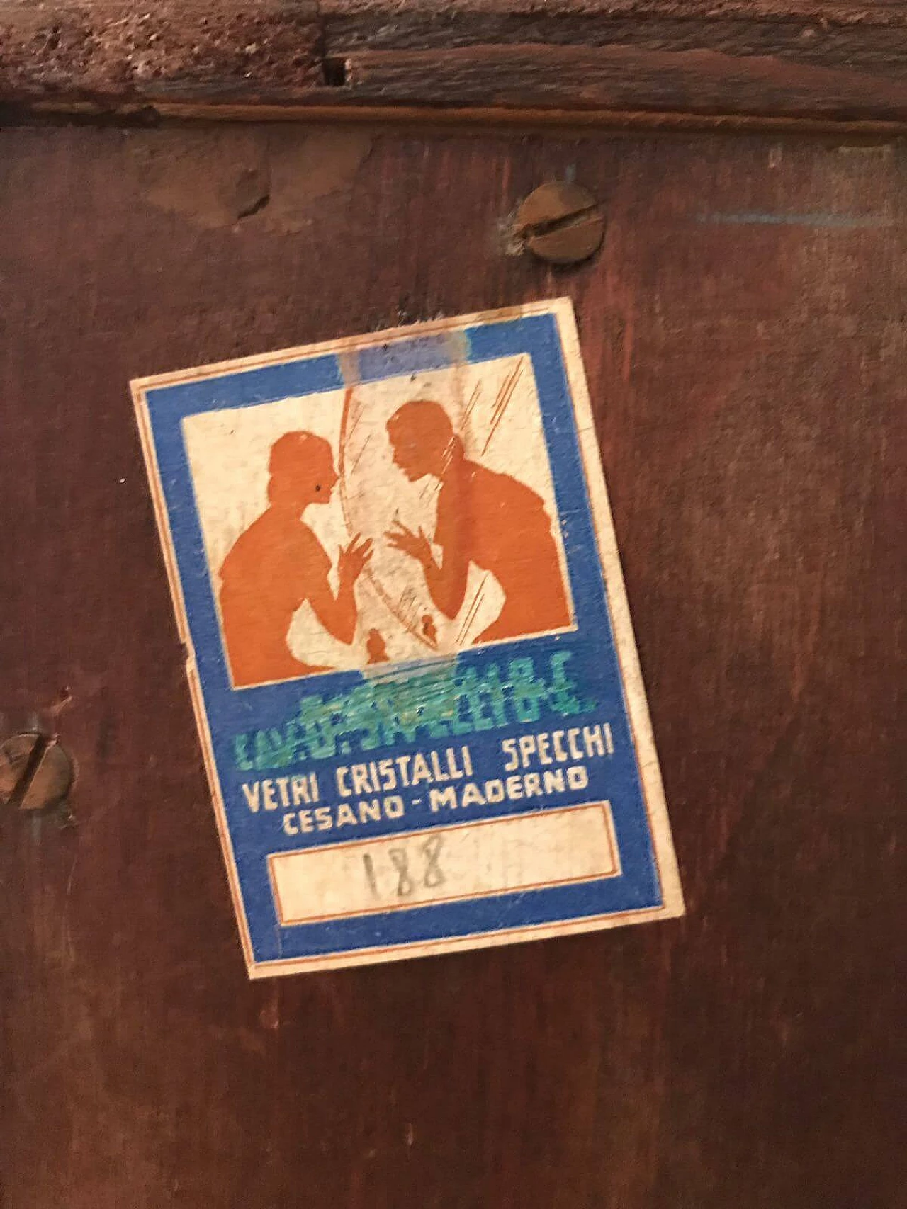 Mobile bar in legno, Italia anni ‘50 9