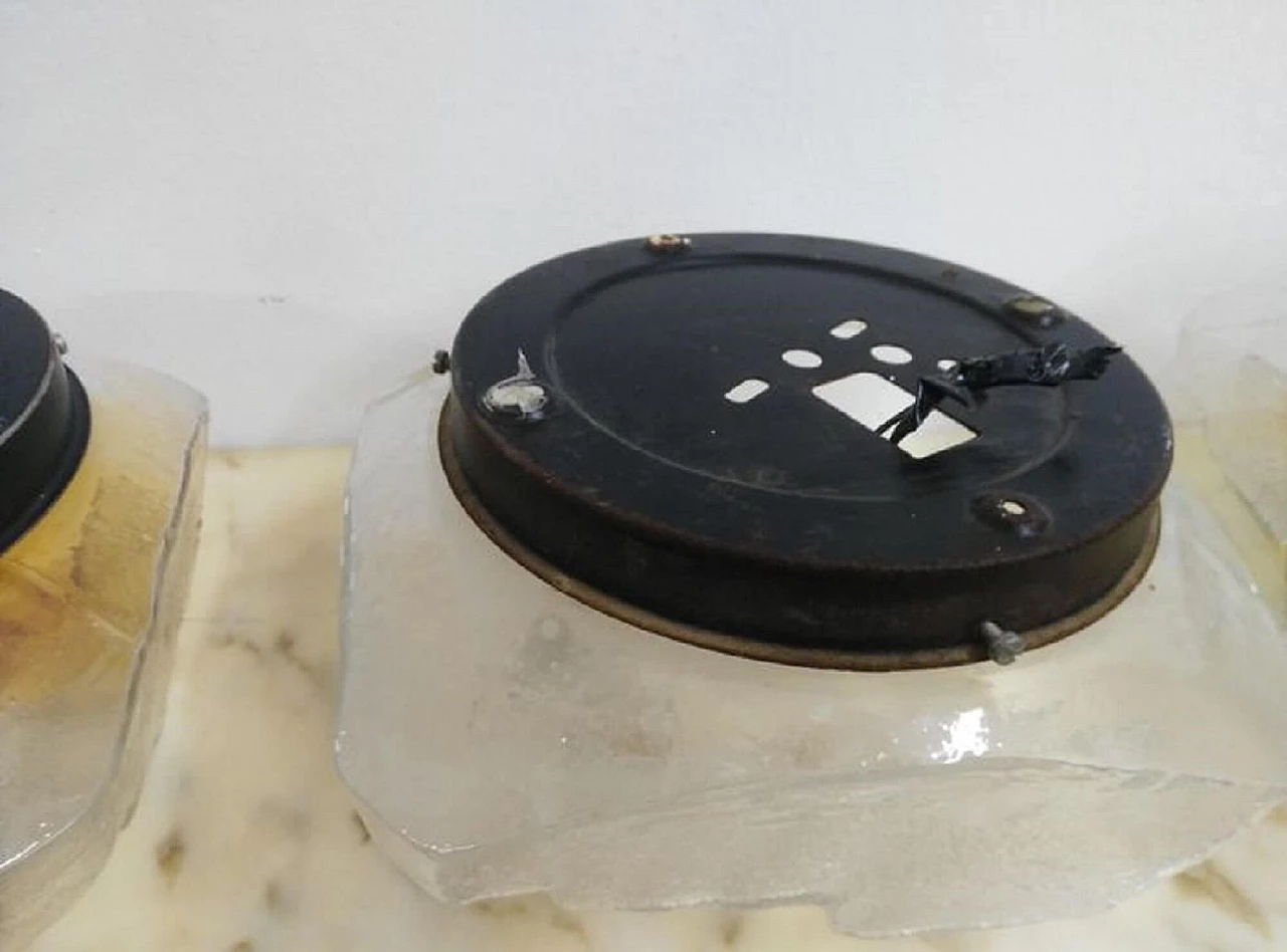 3 applique in vetro di Murano di Tony Zuccheri per Venini, anni '60 1073515