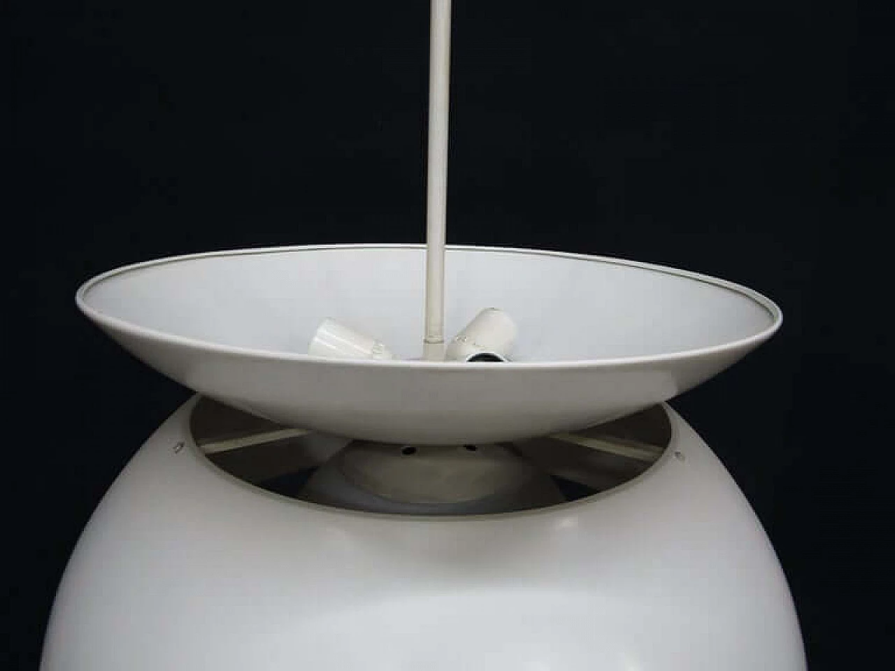White Cetra pendant lamp by Vico Magistretti for Artemide, 60s 1073774