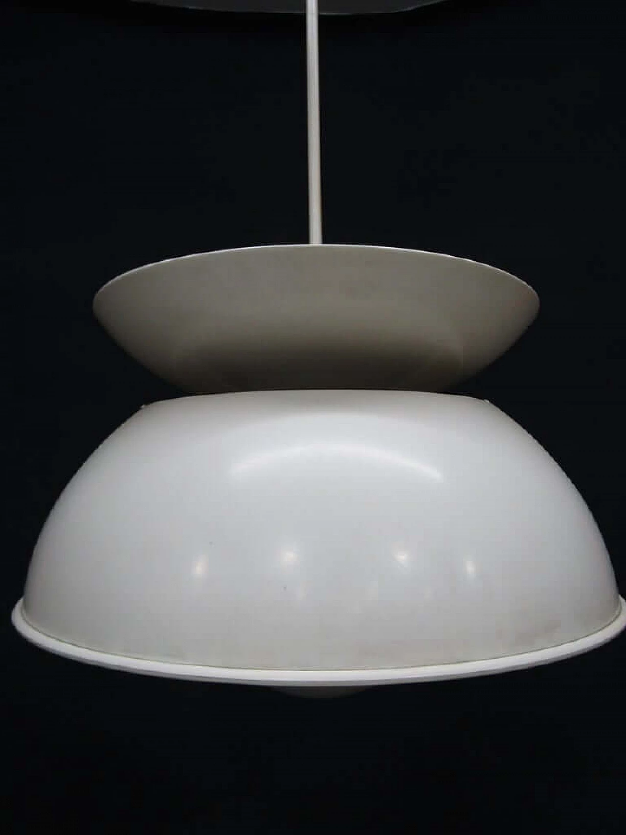 Lampada bianca Cetra di Vico Magistretti per Artemide, anni '60 1073778