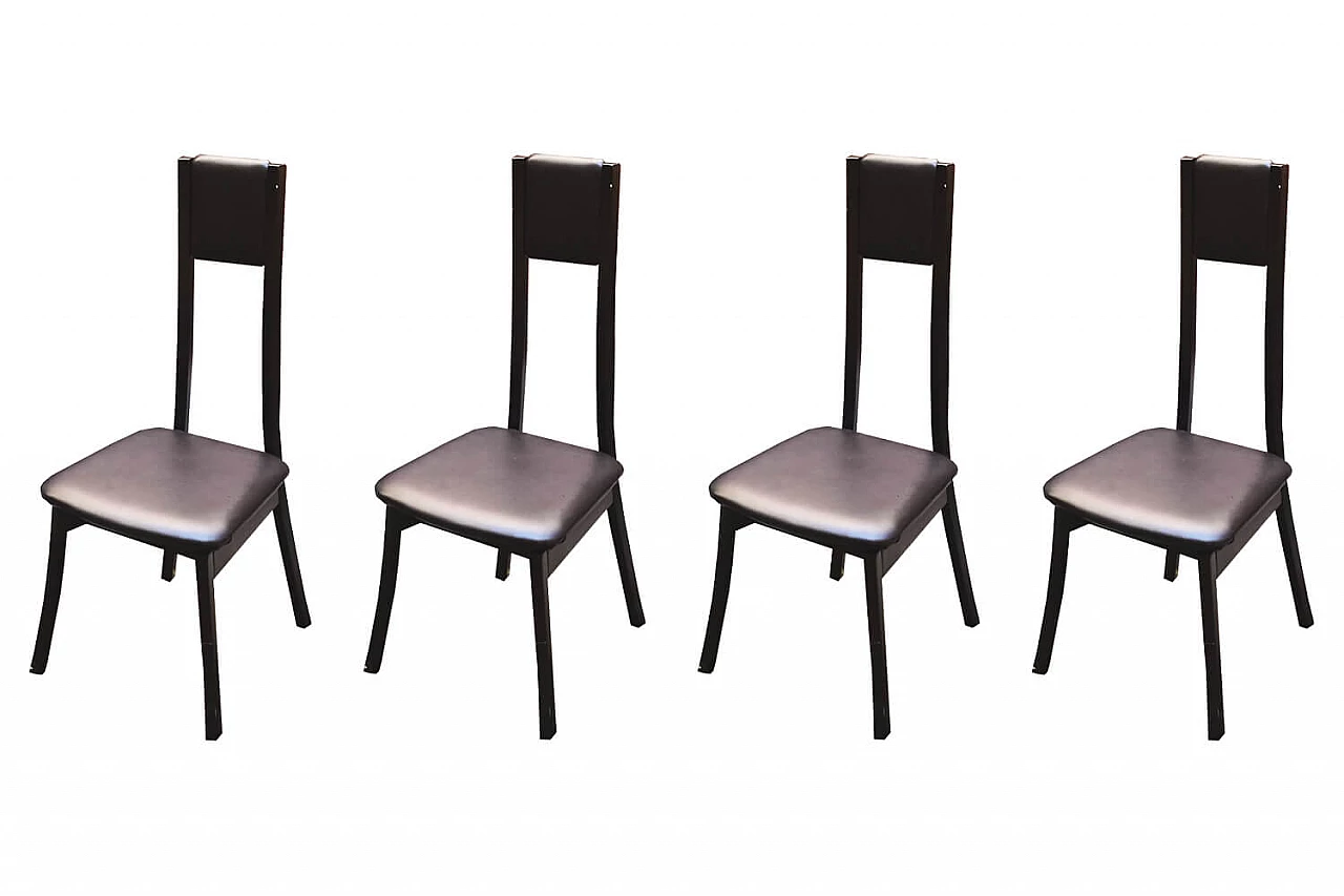 4 sedie "S11" di Angelo Mangiarotti per Sorgente dei mobili 1042192