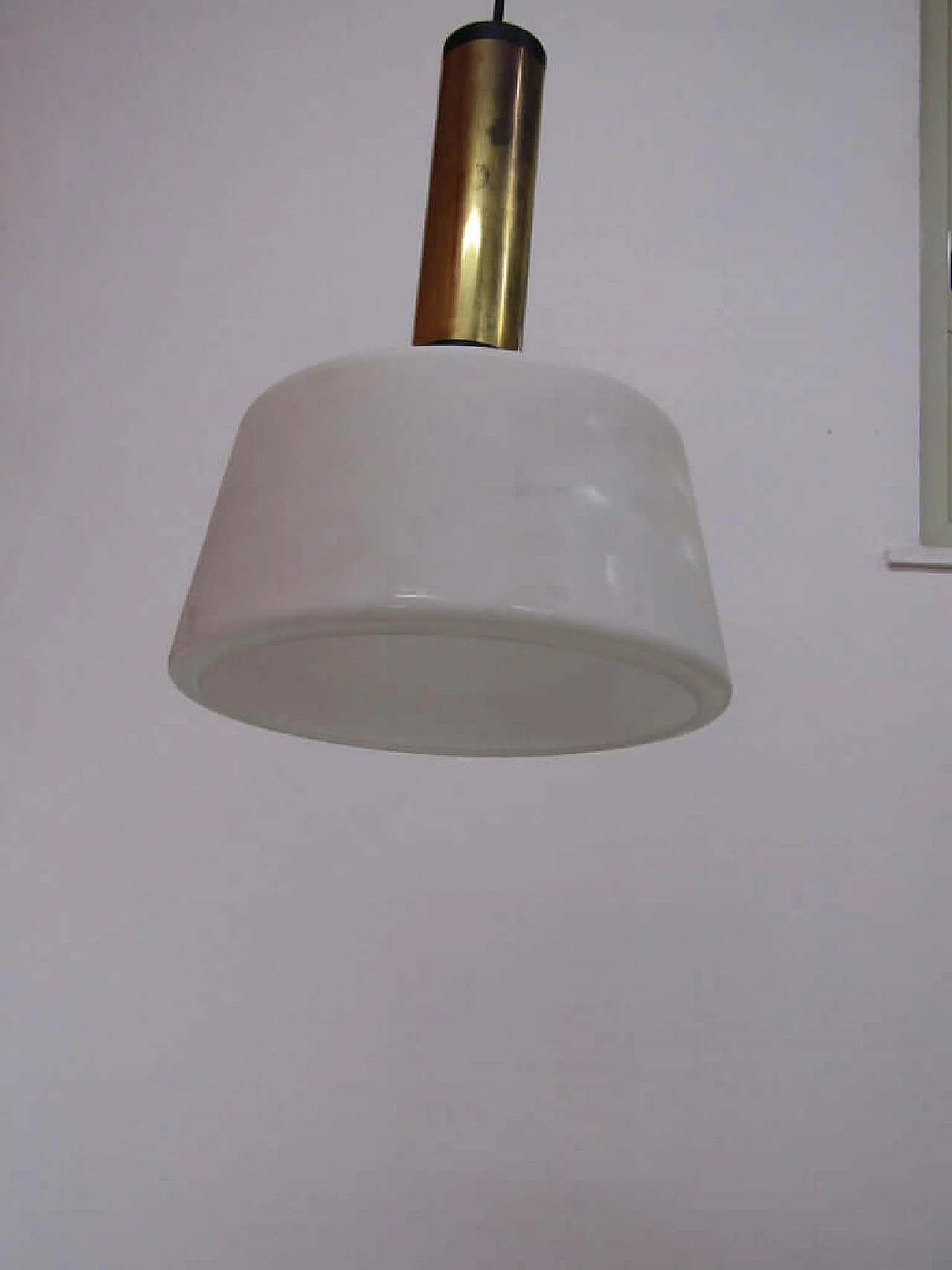 Brass and glass chandelier, Stilnovo, 1950s 1073893