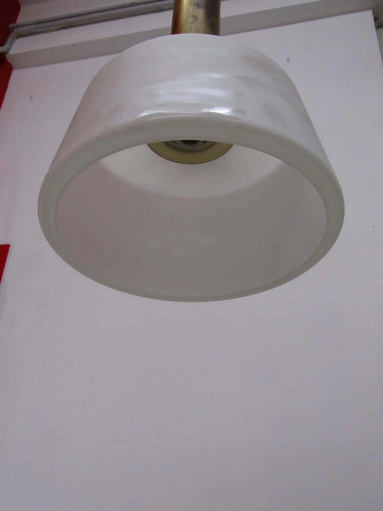 Brass and glass chandelier, Stilnovo, 1950s 1073894