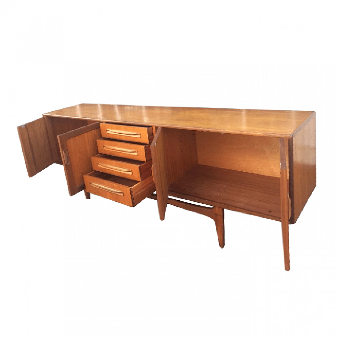 Credenza in teak di design danese G Plan UK, anni '50 4