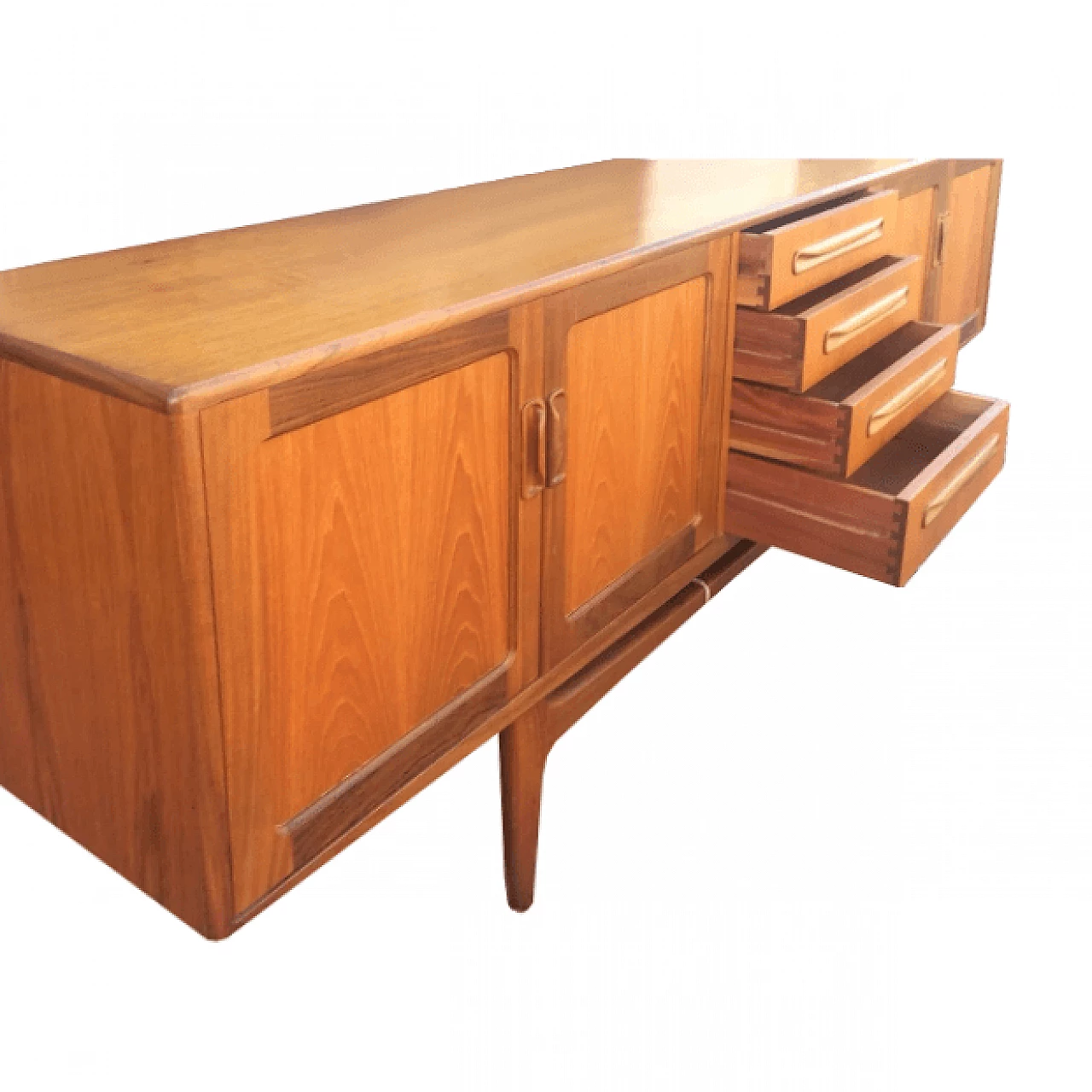 Credenza in teak di design danese G Plan UK, anni '50 8