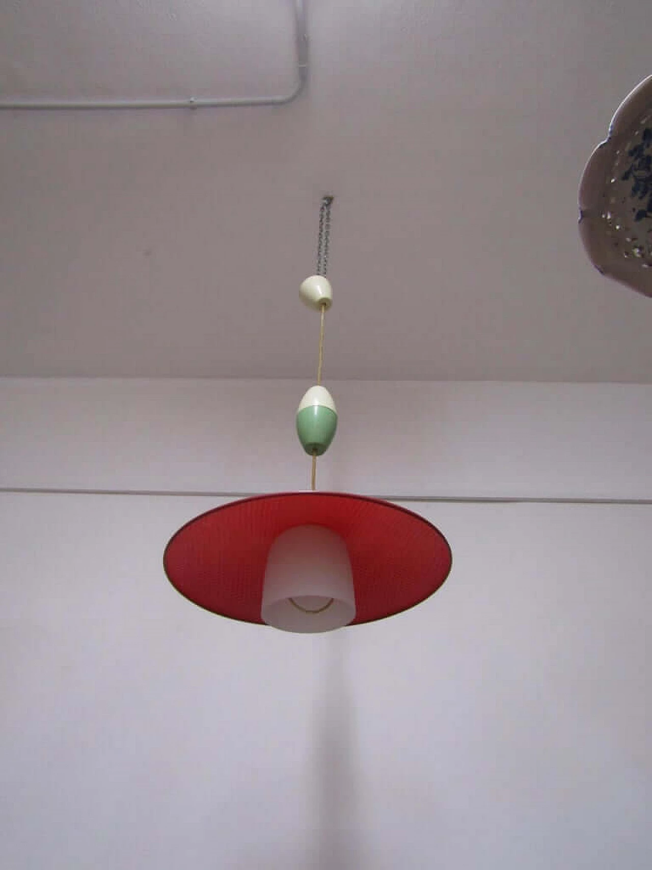 Height-adjustable chandelier, Stilnovo style, 1950s 1074093