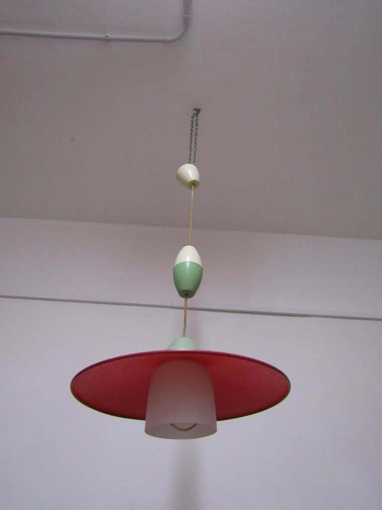 Height-adjustable chandelier, Stilnovo style, 1950s 1074095
