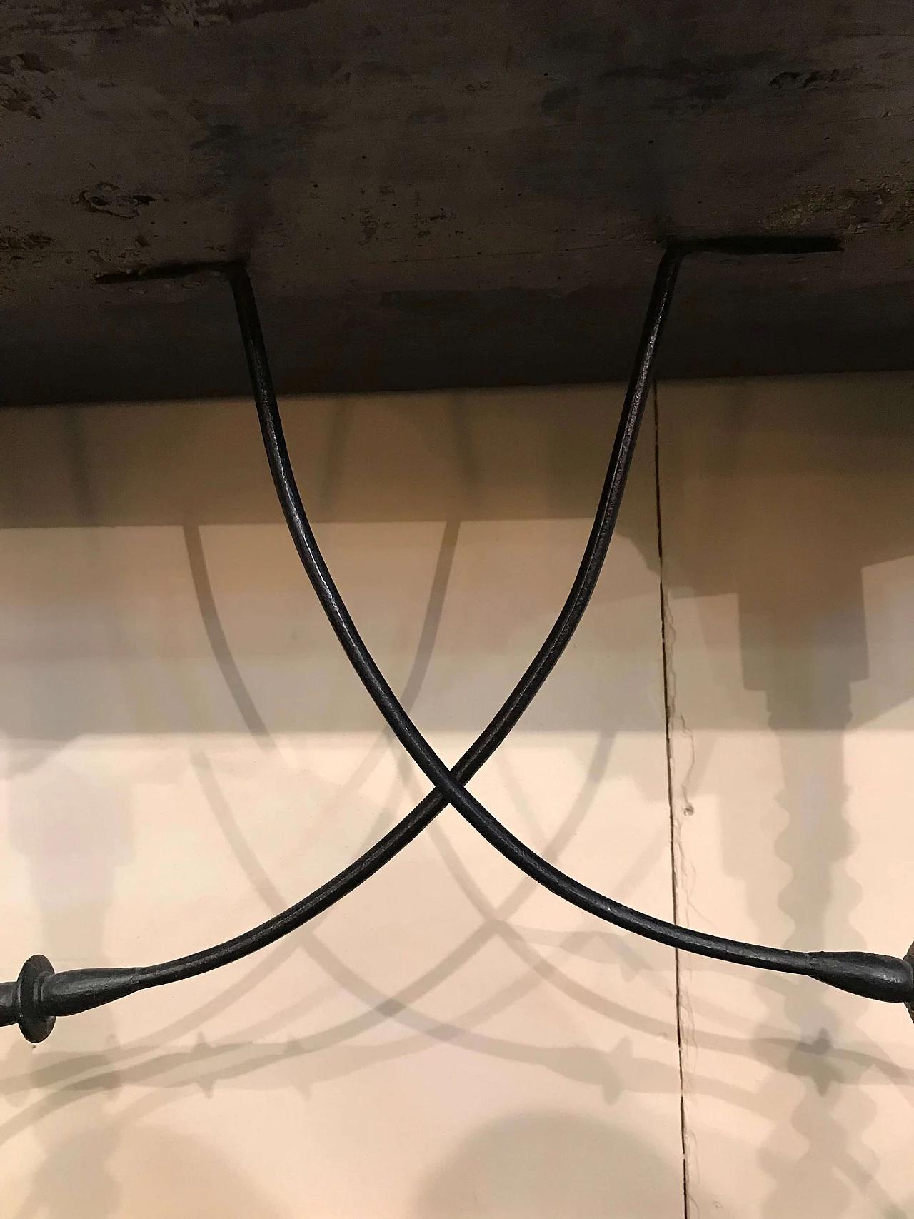 Antique French ebonized cabinet or showcase with turtleshell details, 18th century 1074577