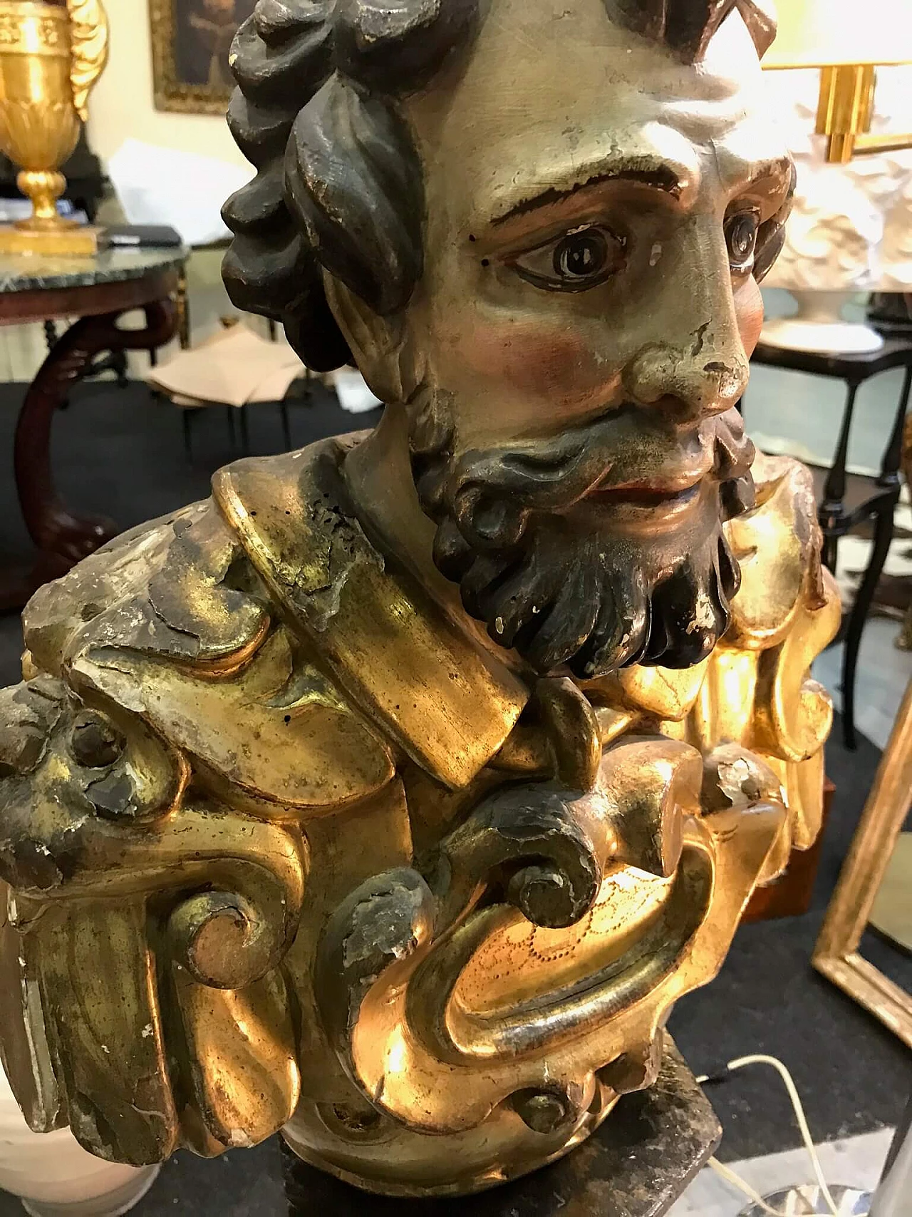 Coppia di busti in legno, San Cosimo e Damiano, Sicilia 1074661