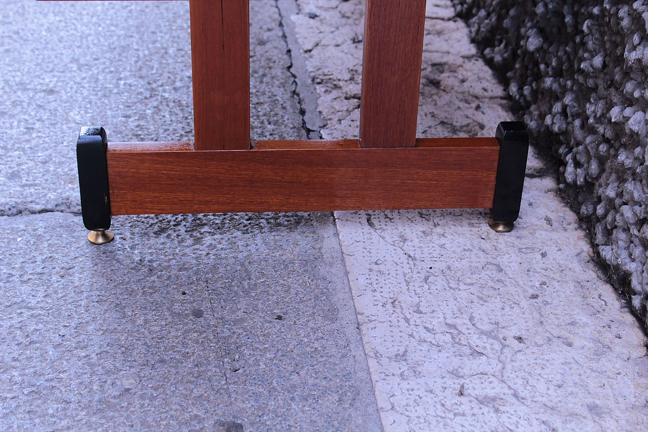 Scrivania in legno, con 3 cassetti, anni '50 1074802