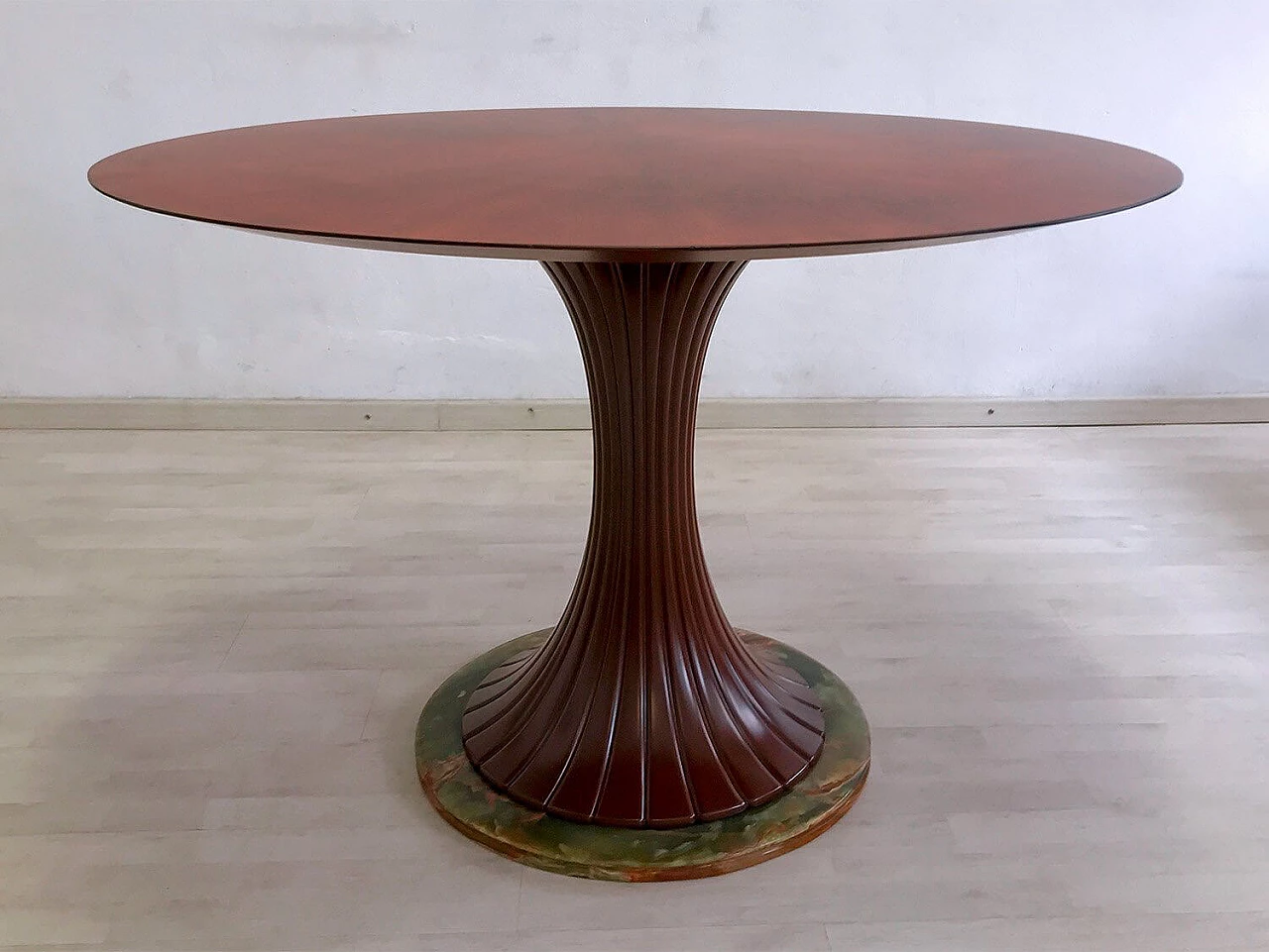 Tavolo da pranzo in legno di teak di Vittorio Dassi, 1950 1074974