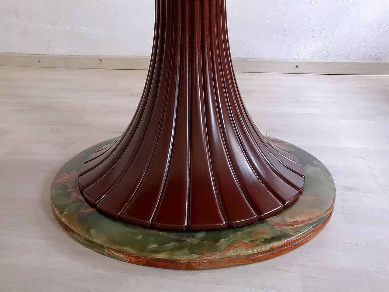 Dining table in mid-century Italian Teak wood by Vittorio Dassi, 1950s 1074986