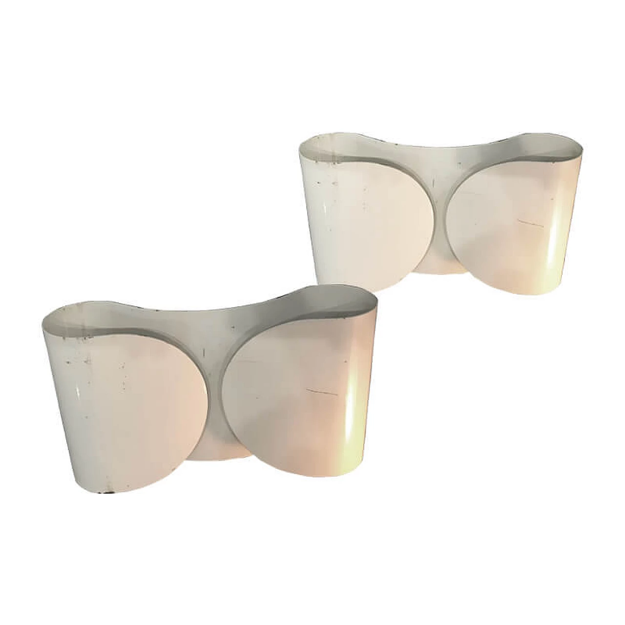Pair of Folio wall lights, by Tobia Scarpa for Flos, 70s 1075093