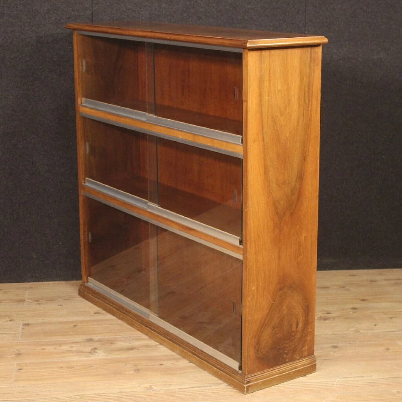 Pair of Italian walnut bookcases 1075215