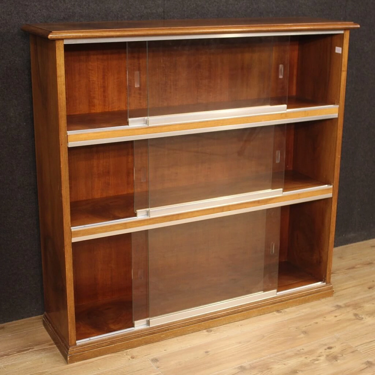 Pair of Italian walnut bookcases 1075221