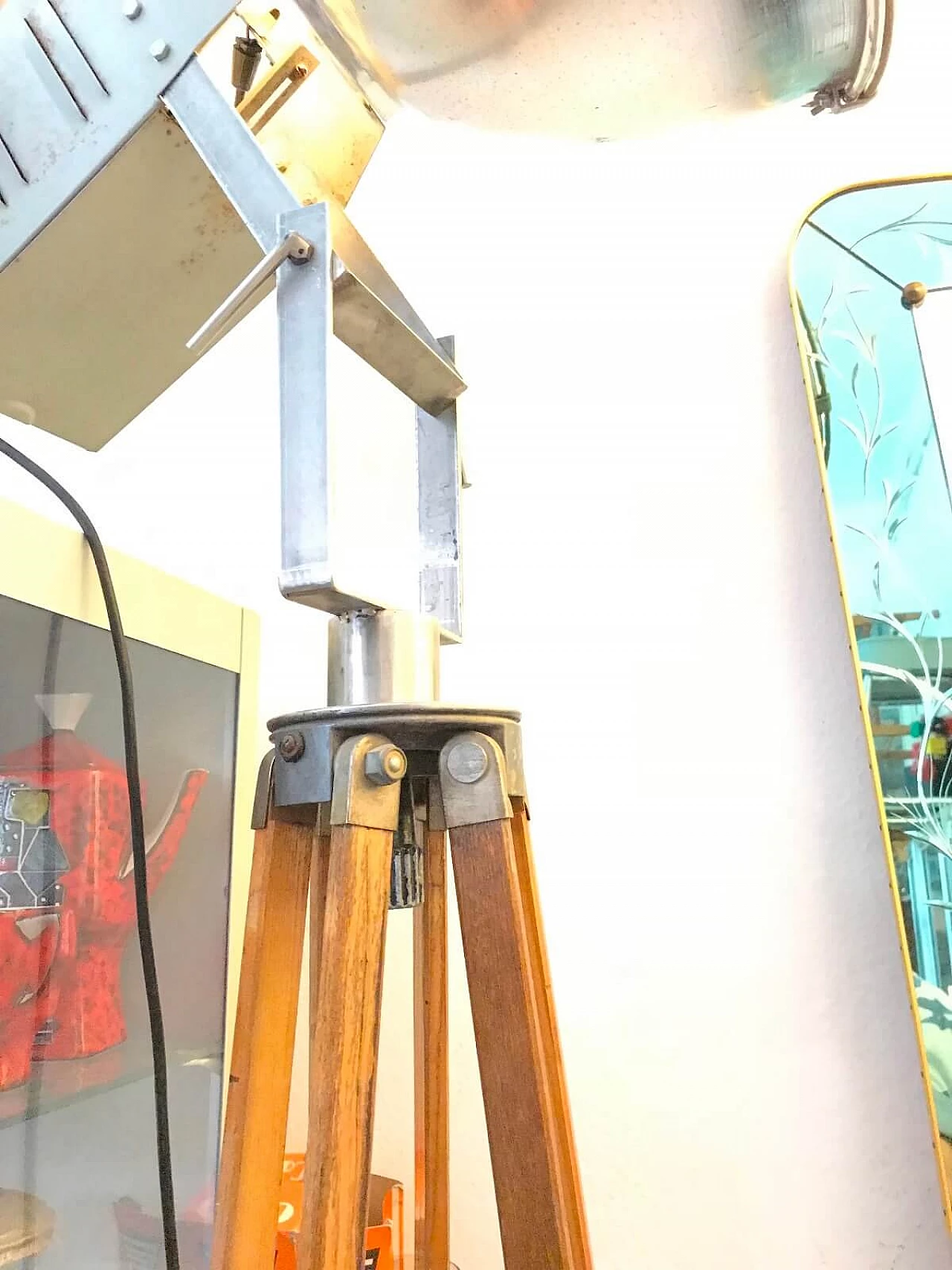 Lampada da cinema su cavalletto inizio '900 4