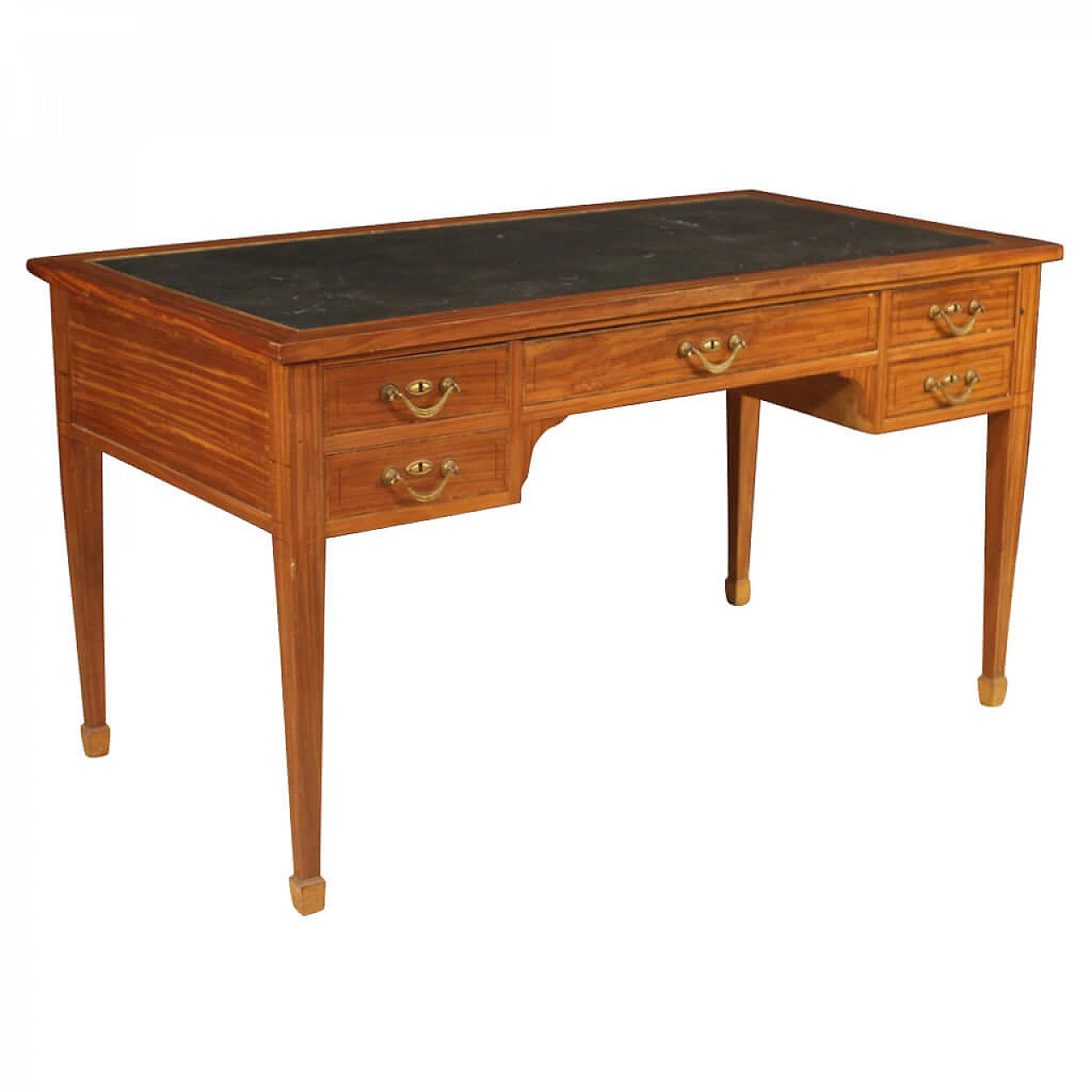 English desk in satin wood, rosewood, maple and fruitwood 1075336
