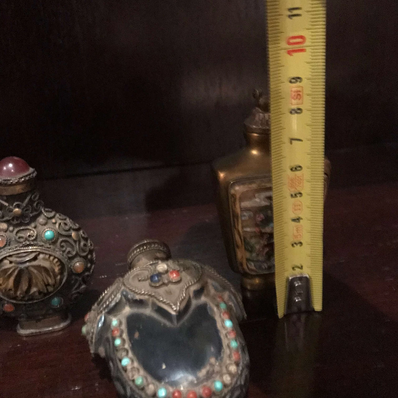 Snuff turchi con pietre dure e decorazioni, metà '800 1075541