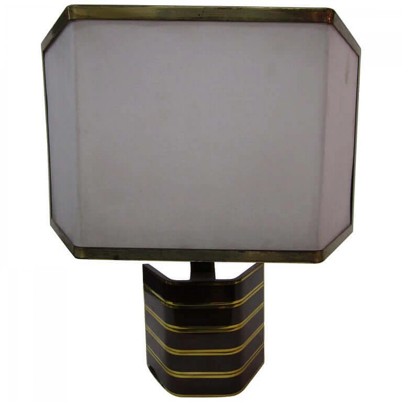 Brass table lamp, attributed to Romeo Rega, '70s 1075709