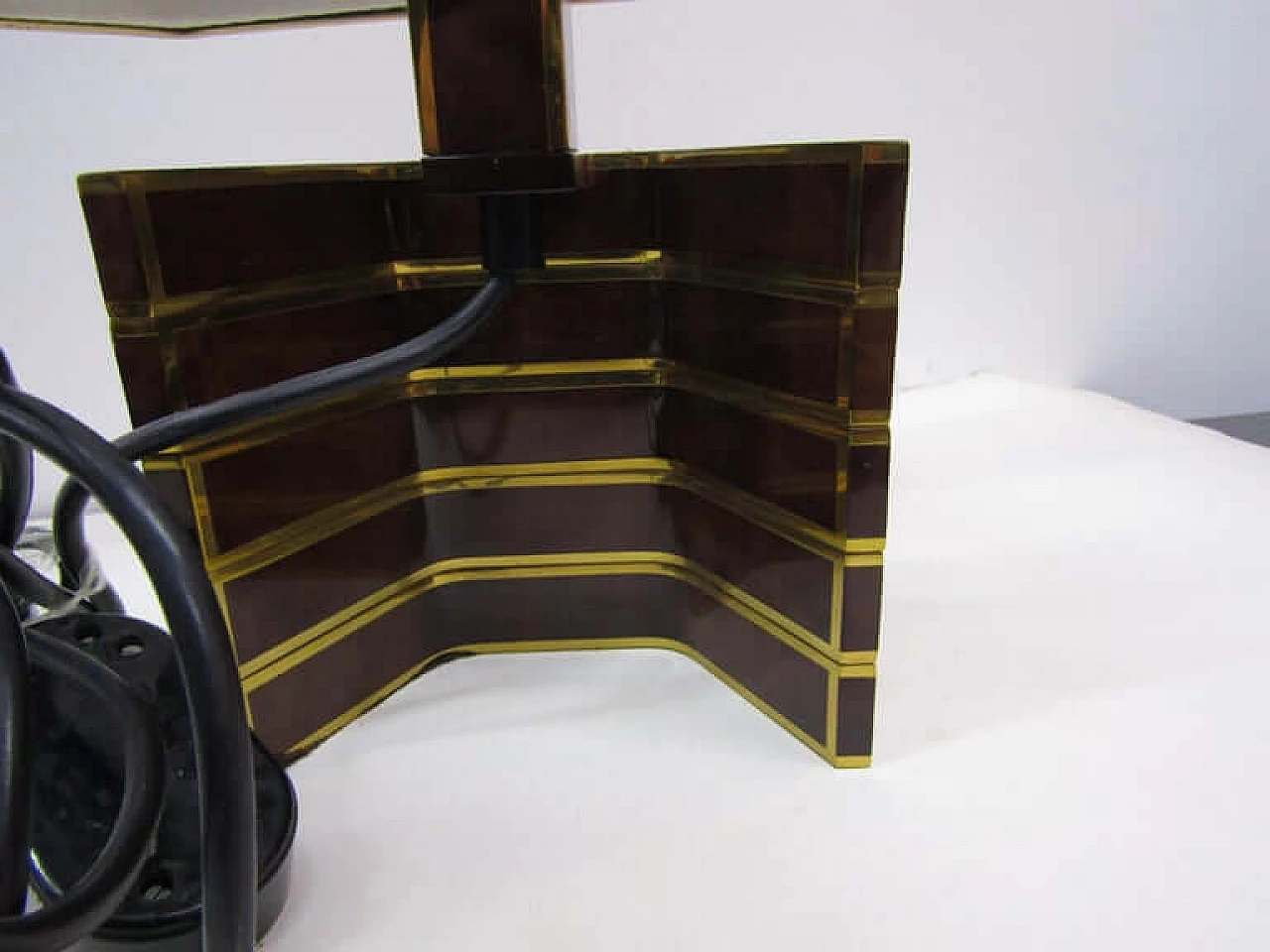 Brass table lamp, attributed to Romeo Rega, '70s 1075712