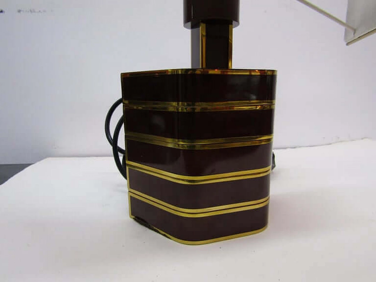 Brass table lamp, attributed to Romeo Rega, '70s 1075713