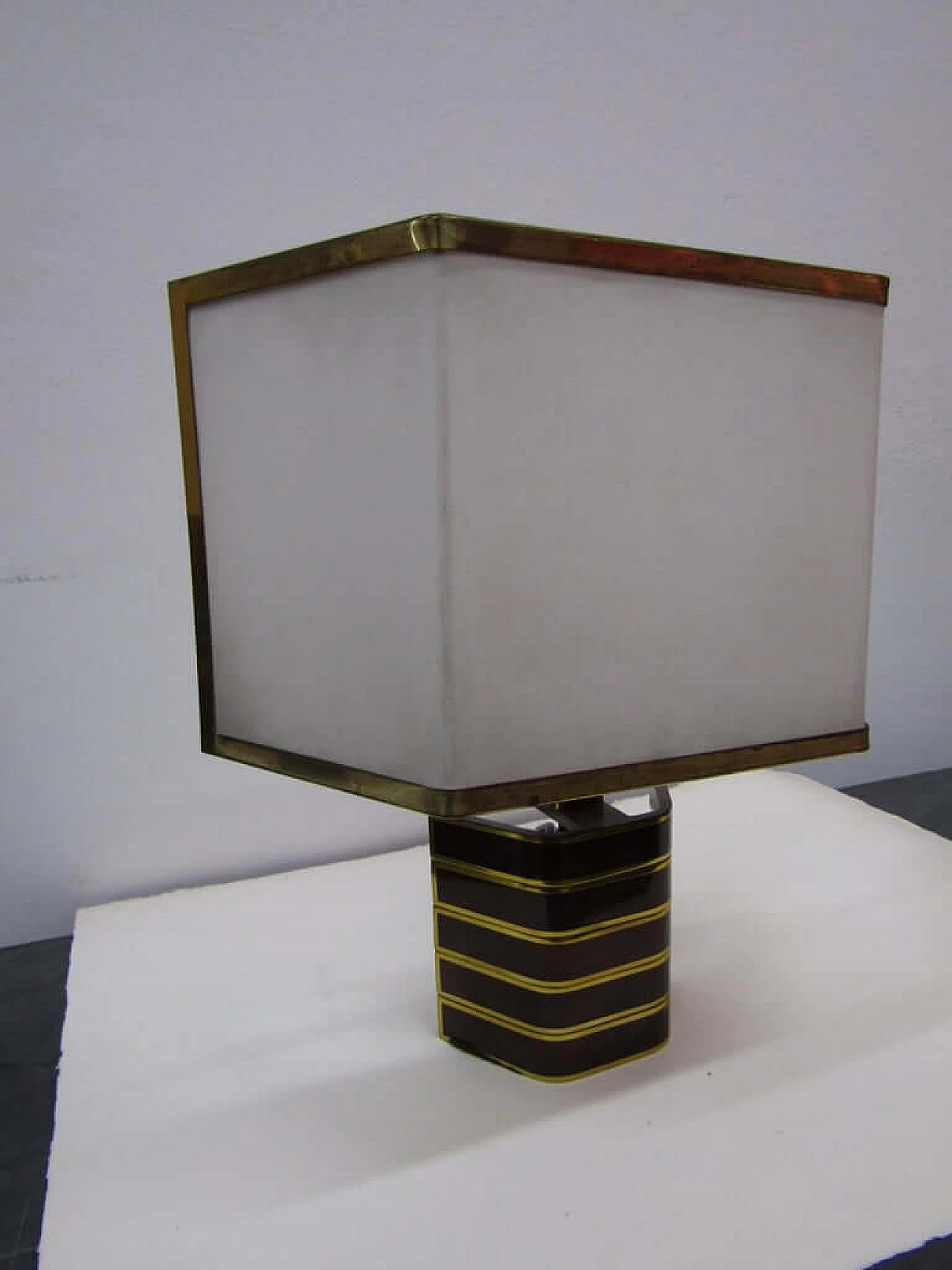 Brass table lamp, attributed to Romeo Rega, '70s 1075718