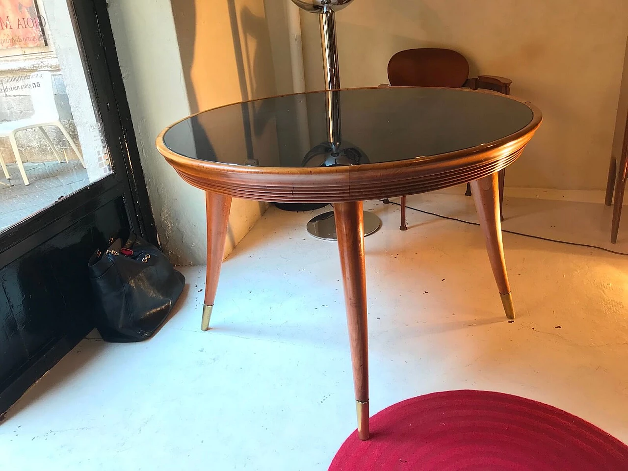 Tavolo tondo design Guglielmo Ulrich anni '50 4