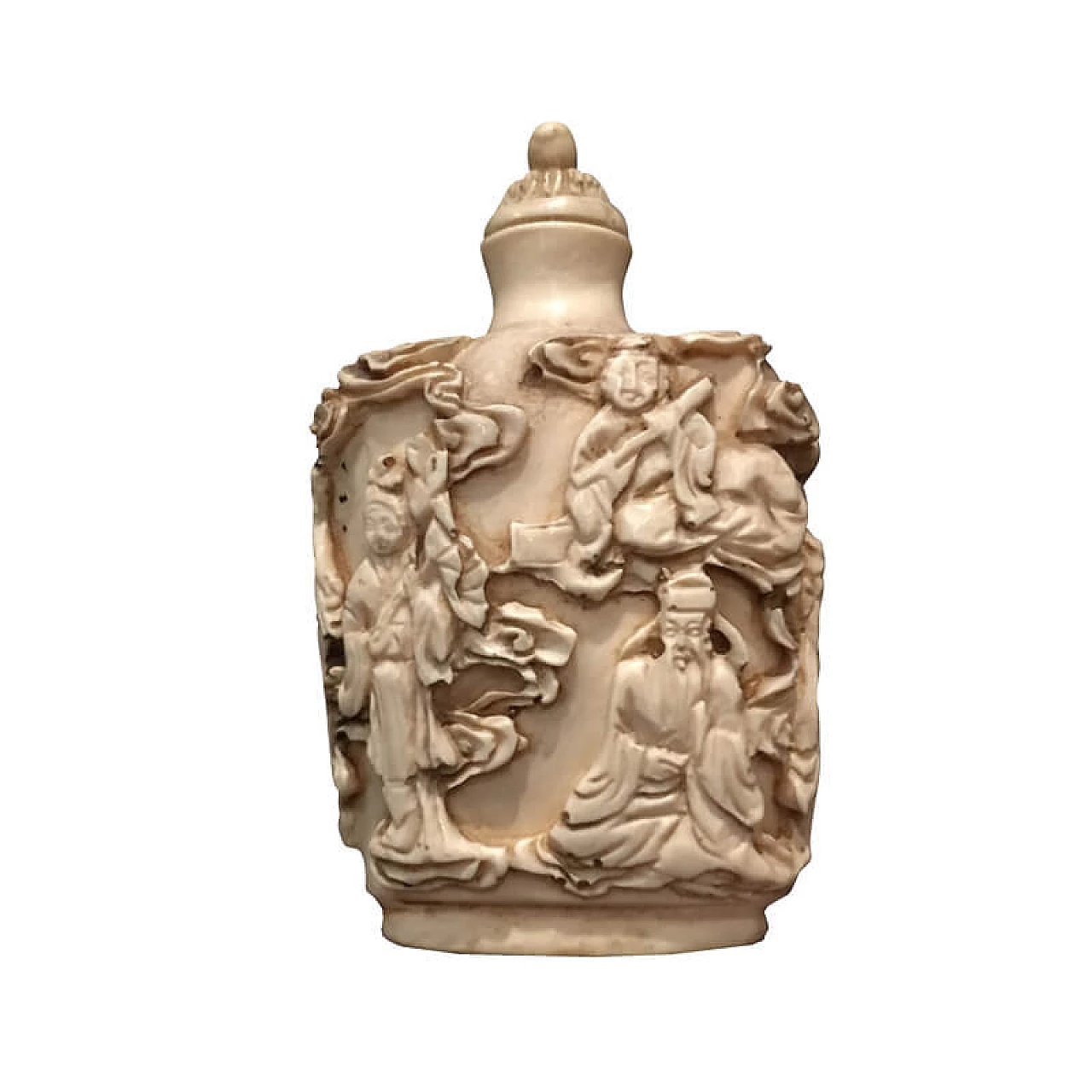 Bottiglia in miniatura, cinese, in avorio 1076520