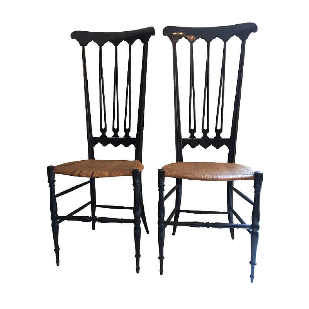 Coppia di sedie, Chiavarine, anni '50 1076541