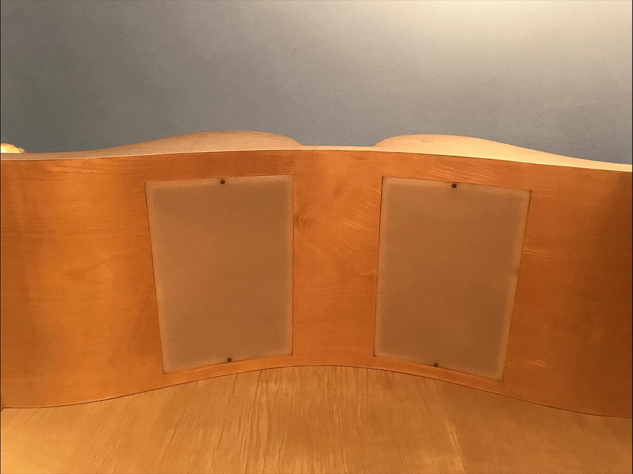 Mobile bar intarsiato e illuminato internamente, anni '50 7