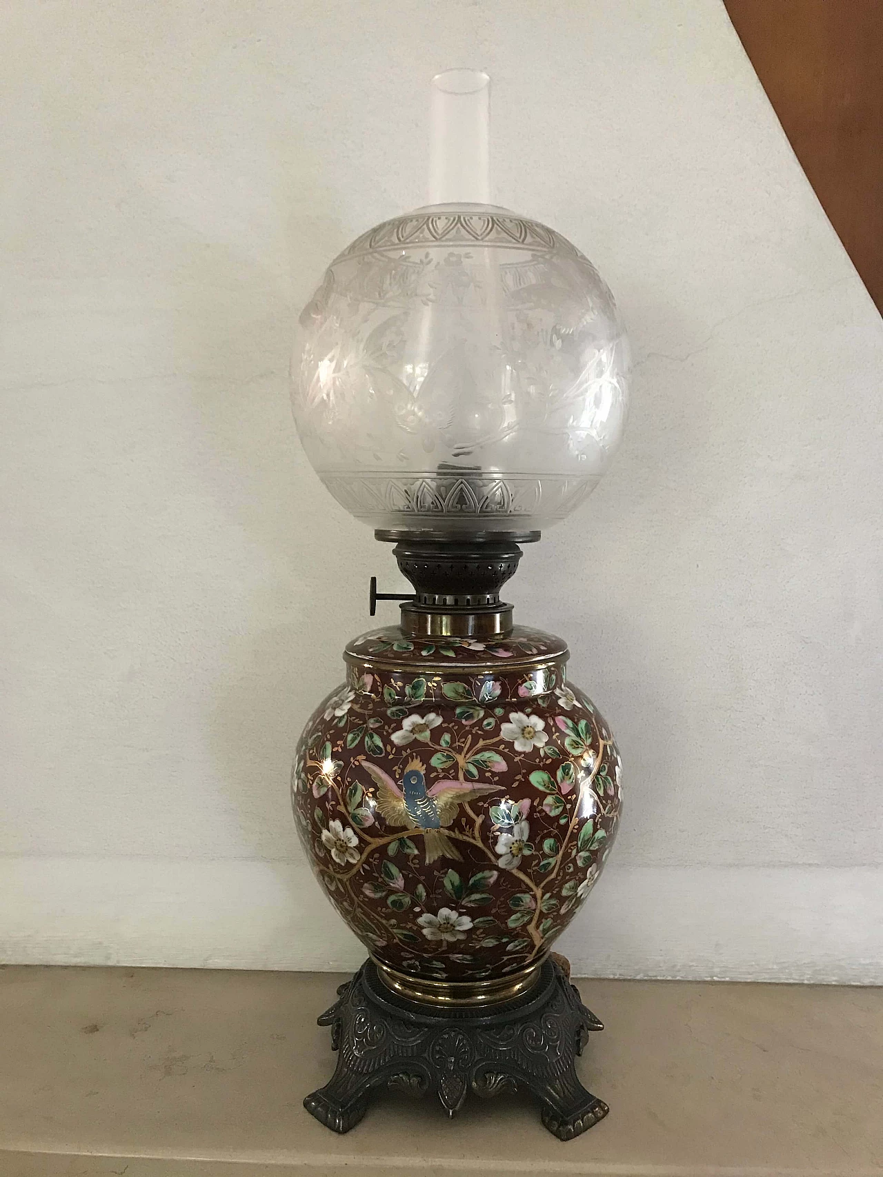 Pair of oil lamps, early '900 1076669