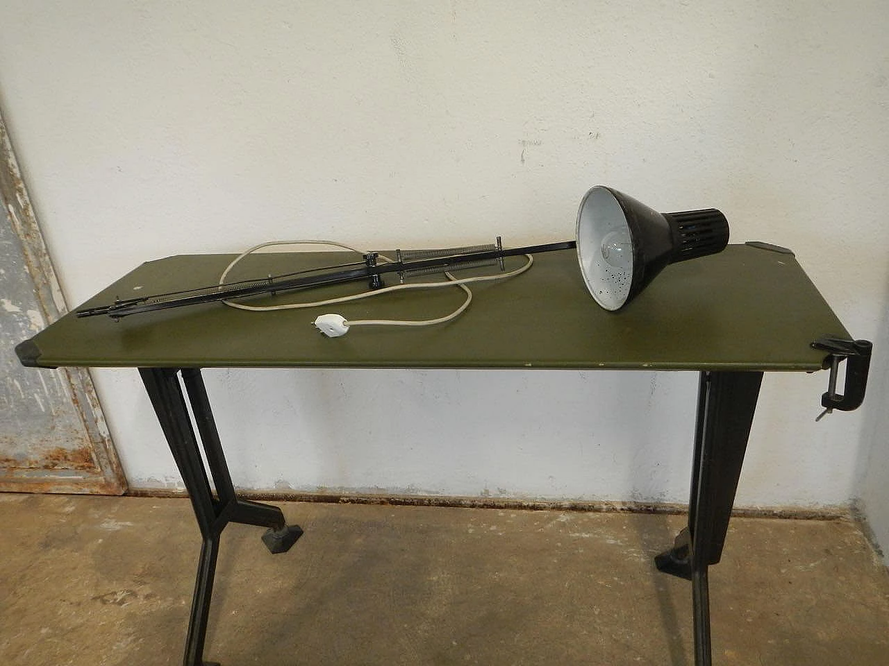 Office lamp with clamp, '60s 1076932