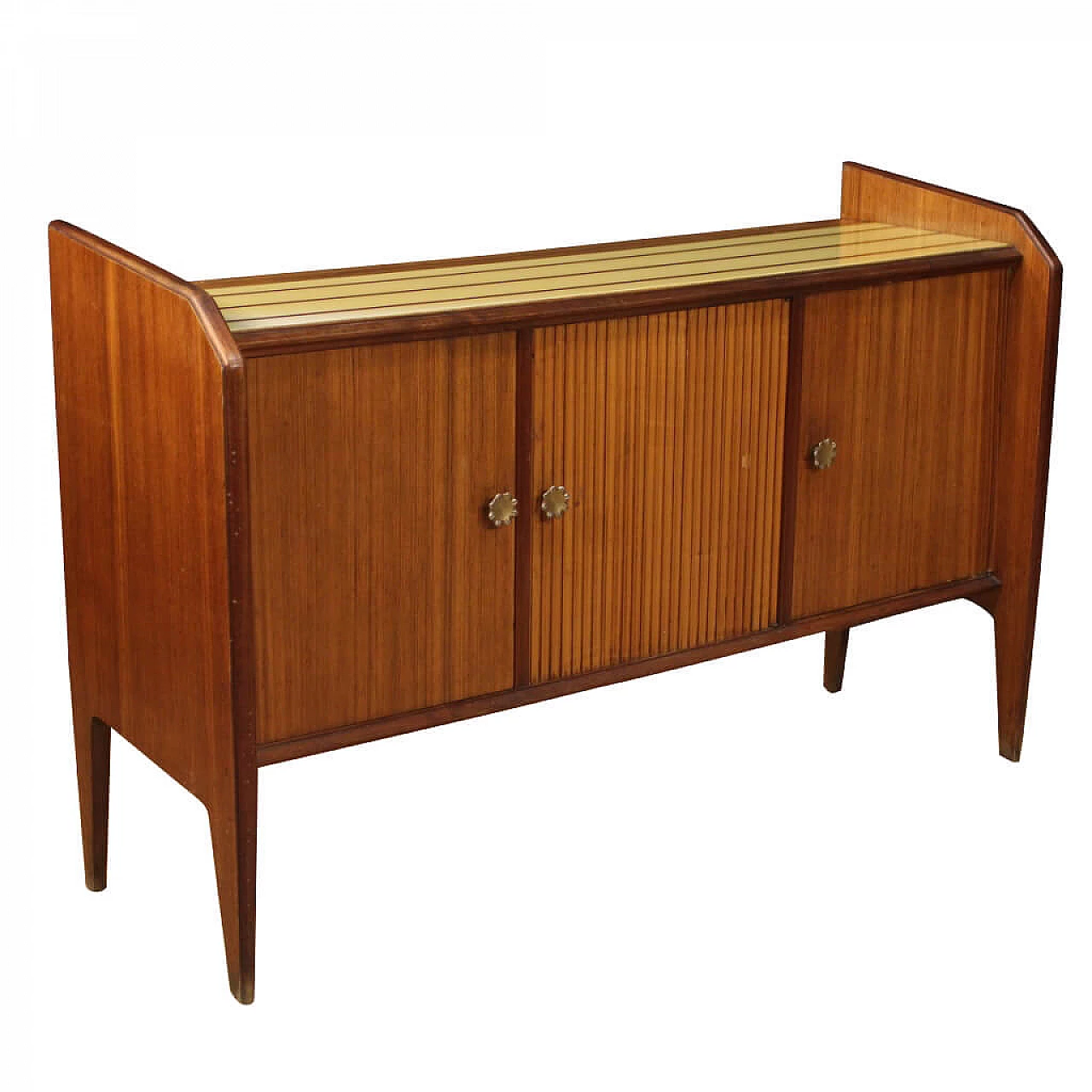 Italian design sideboard in rosewood, mahogany, maple, beech and fruit wood 1077126
