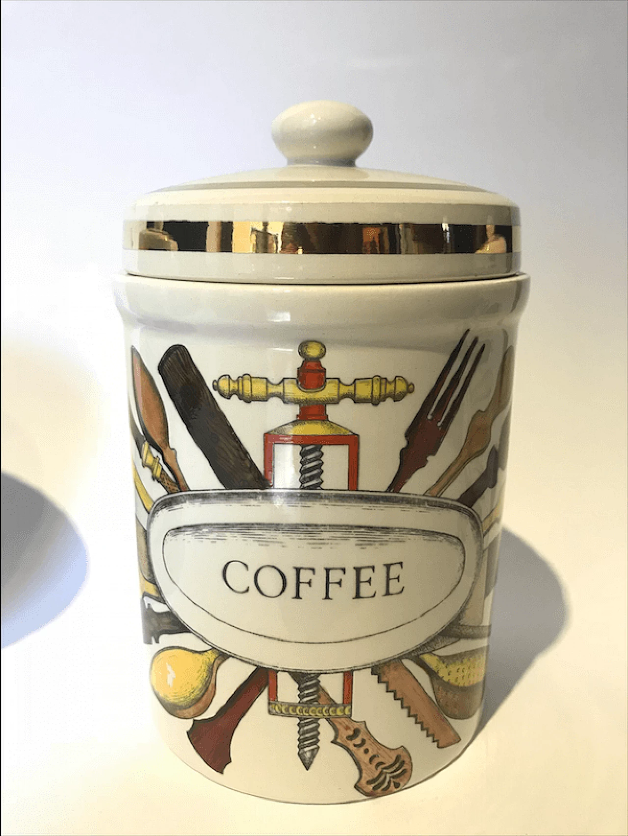 Set di 3 vasetti da cucina Fornasetti anni '50 3