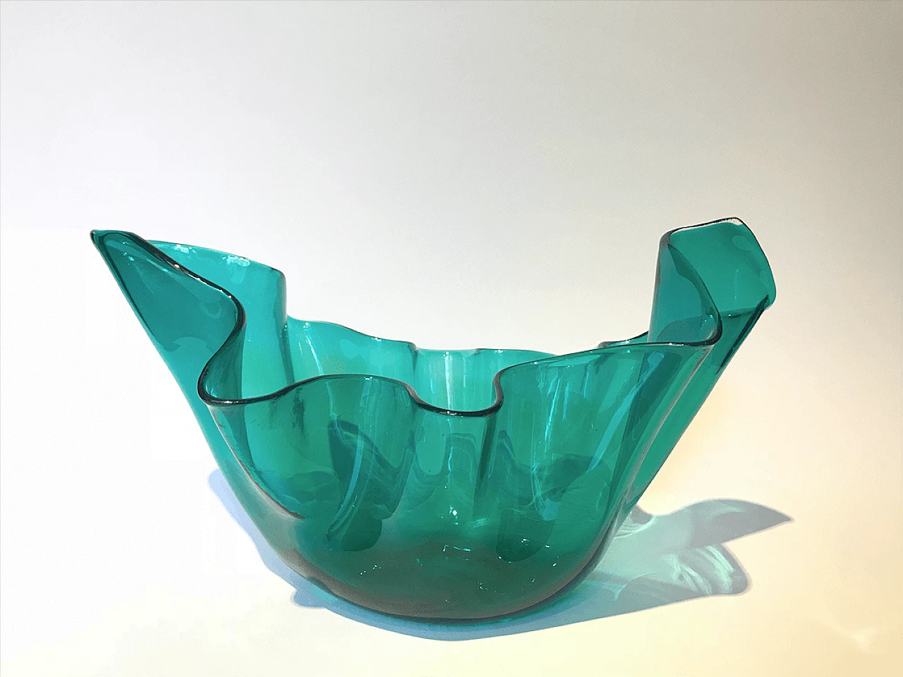 Green vase by Fulvio Bianconi for Venini, 50s 1043673