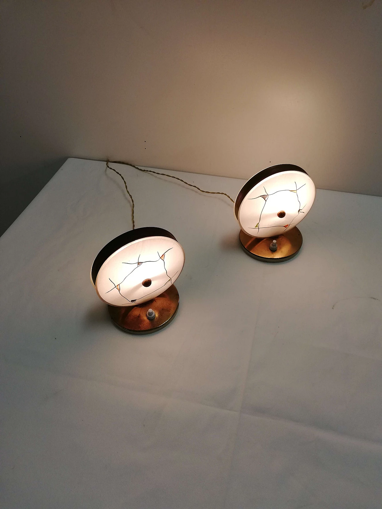 Pair of table lamps, 1950s 1077617