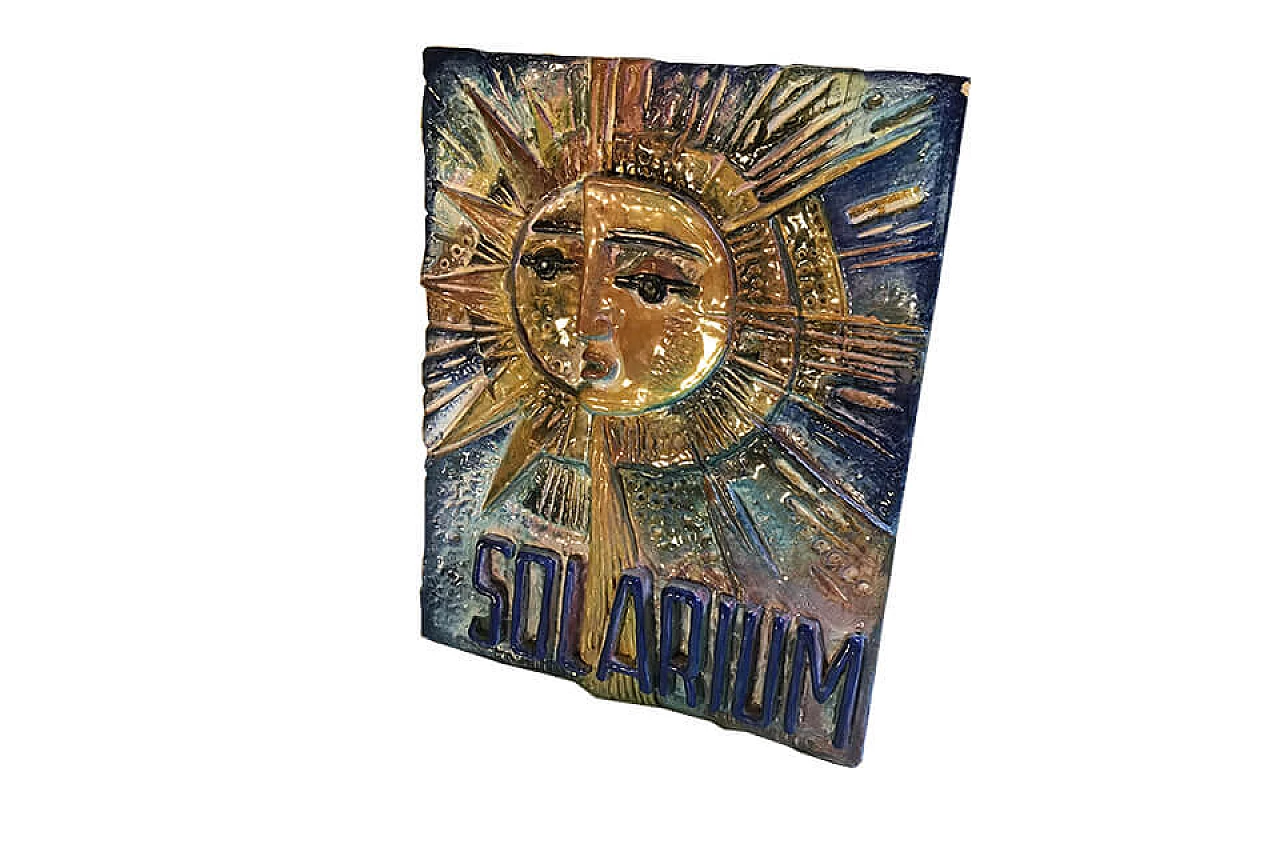 Carlo Domenici's glazed terracotta tile 1