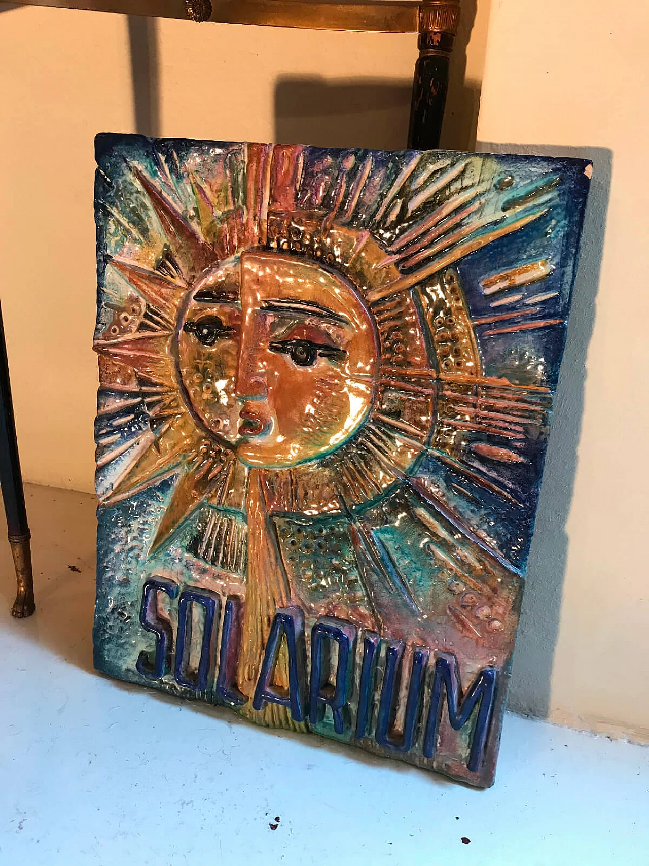 Carlo Domenici's glazed terracotta tile 2