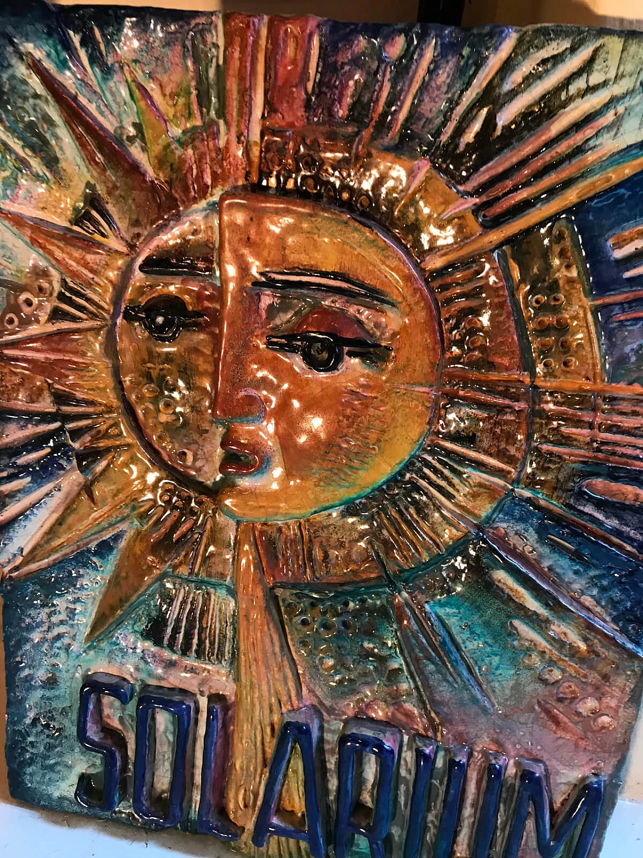 Carlo Domenici's glazed terracotta tile 3