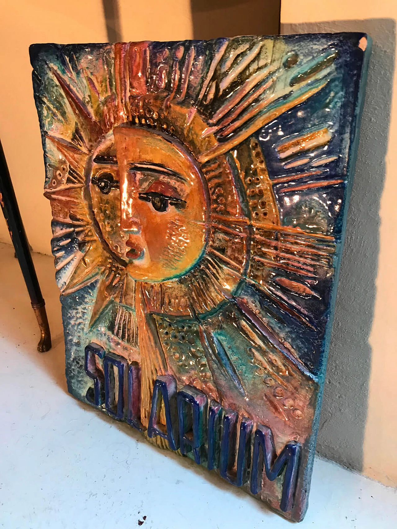 Carlo Domenici's glazed terracotta tile 4