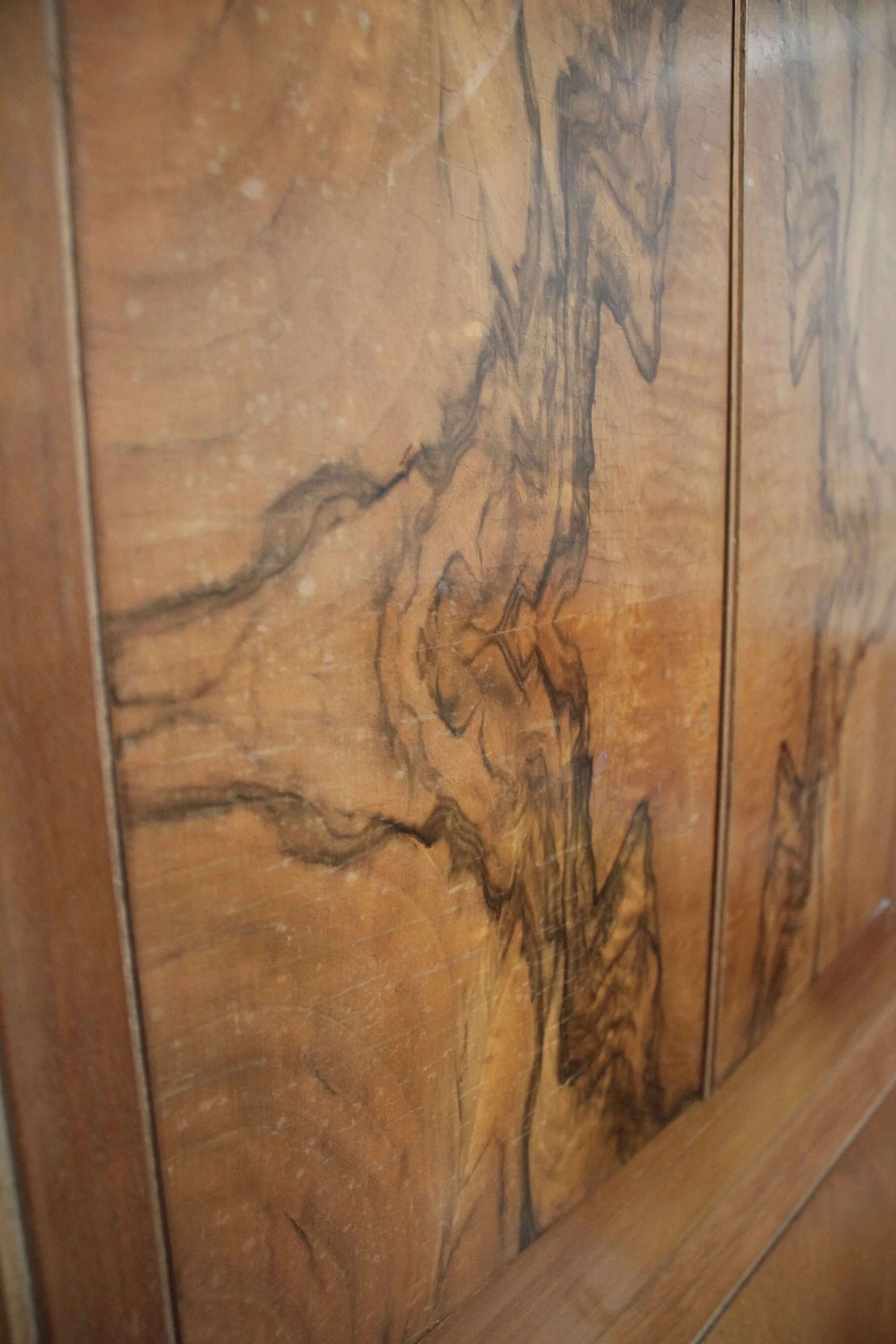 High wooden and briar sideboard, '70s 1077954