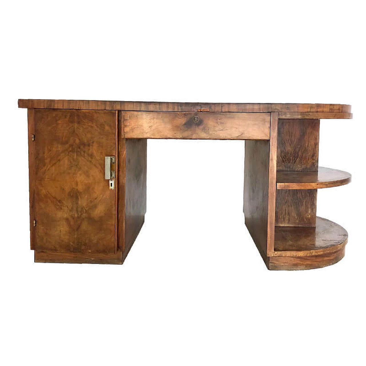 Desk in briarwood, 1950s 1077990