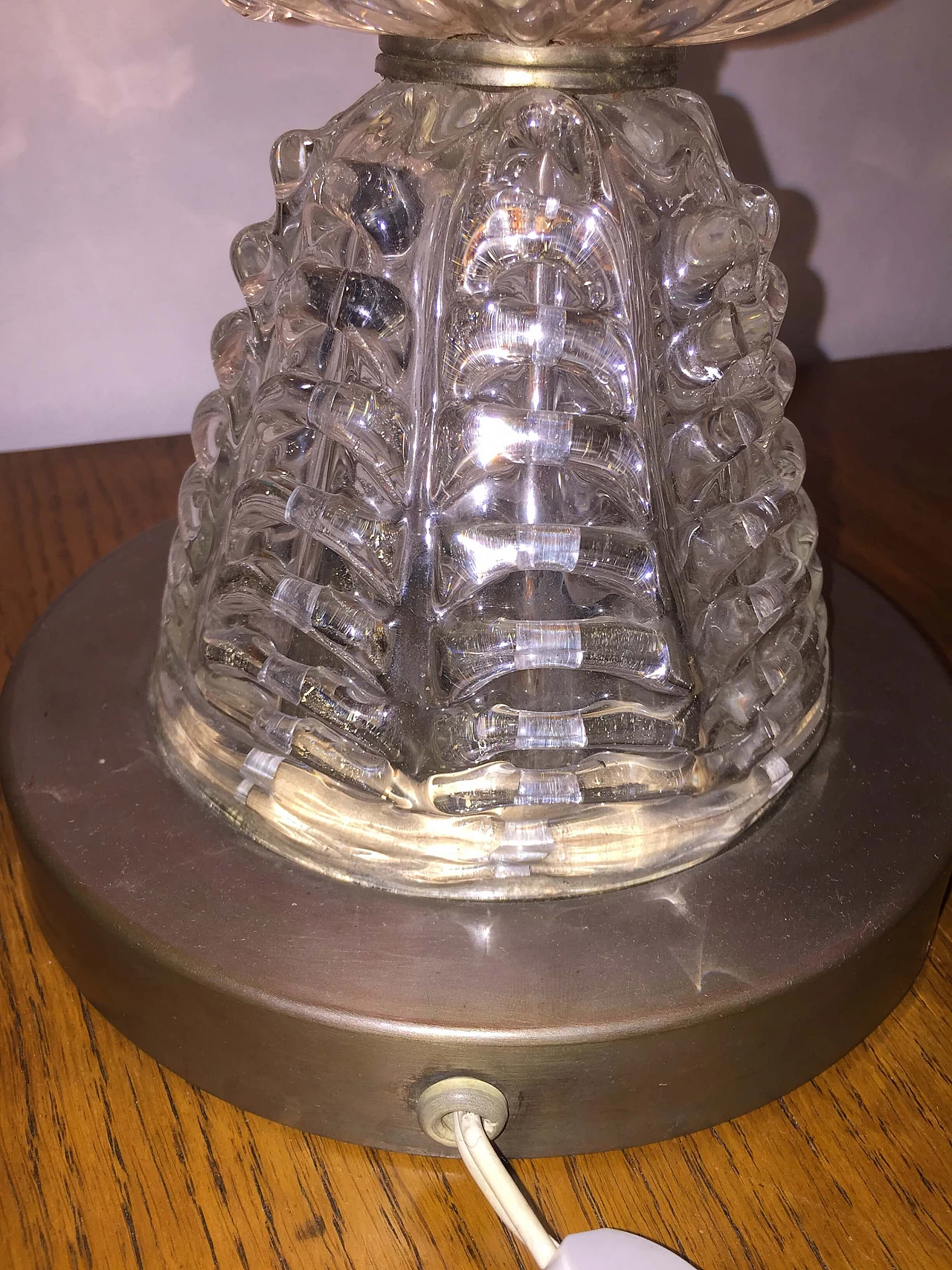 Lampada da tavolo, Barovier e Toso, Murano, anni '30 1078282