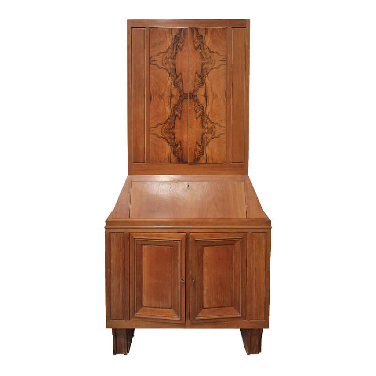 High wooden and briar sideboard, '70s 1078296