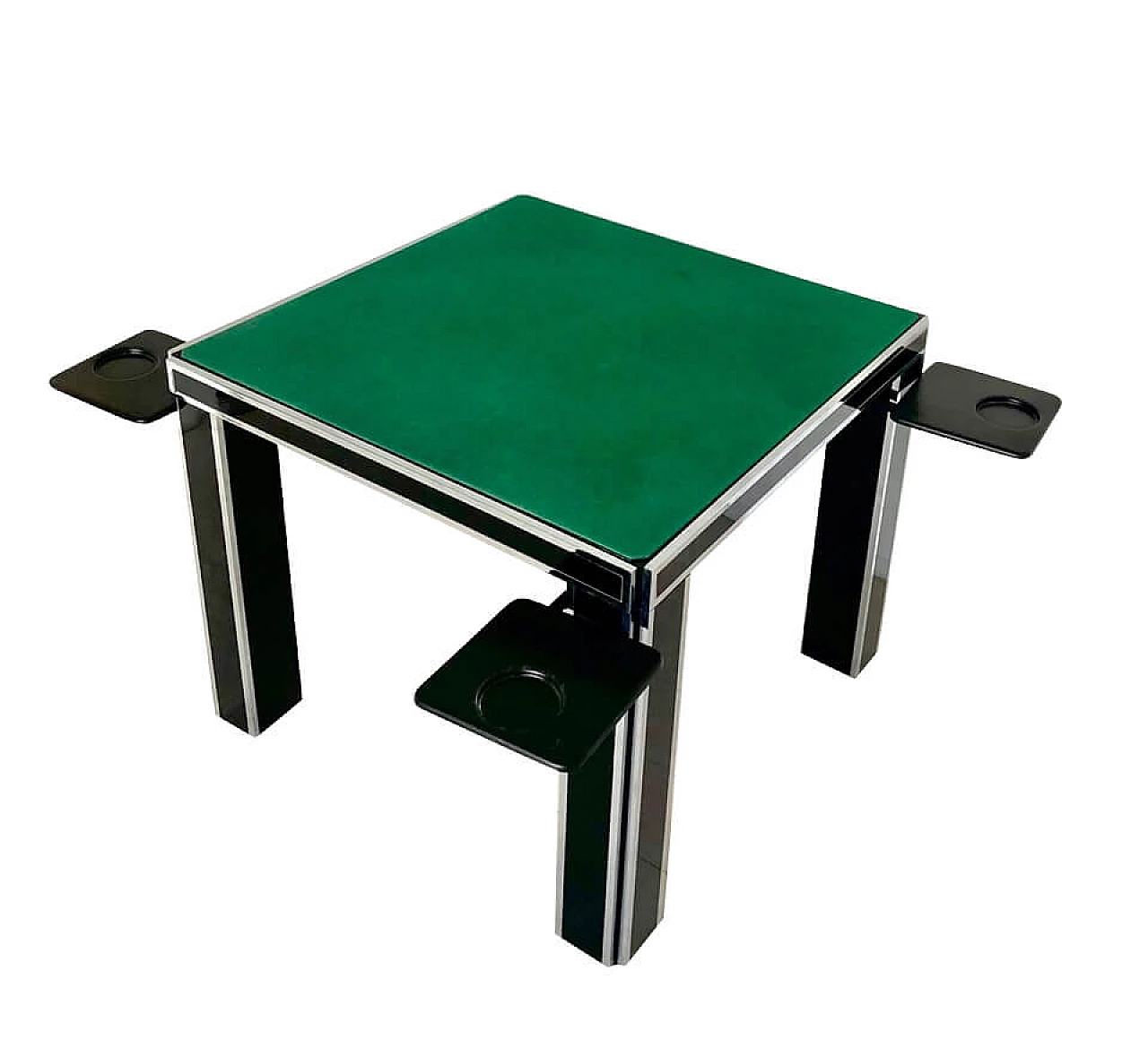 Gaming table, with glass holder, 70s 1078315