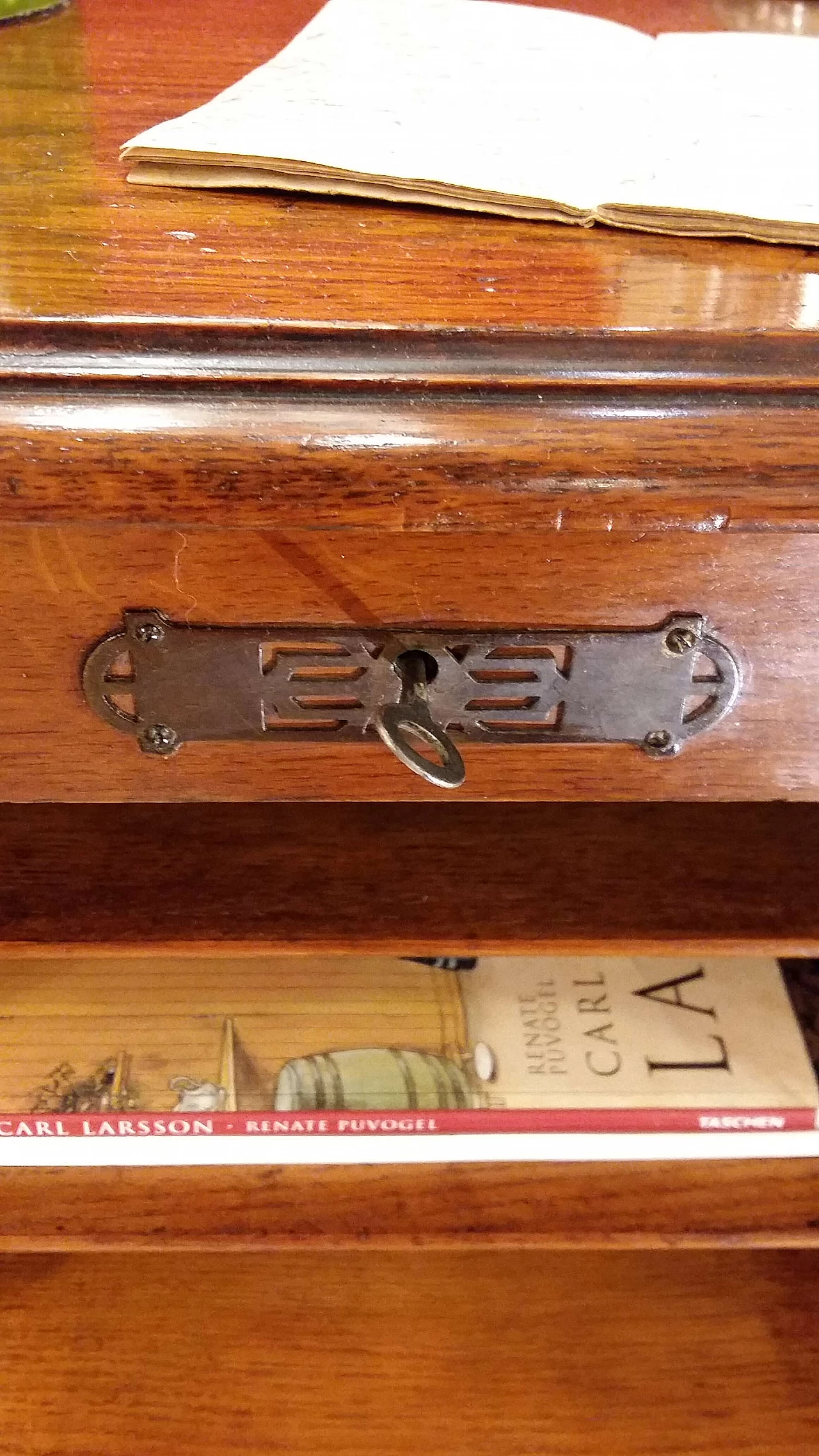 Mobile da ufficio in rovere, con serrandina. 1078452