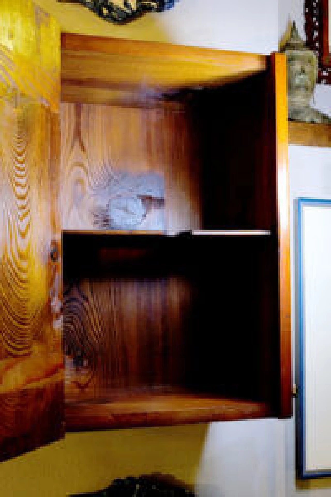 Armadietto inglese per medicine in pitch-pine 1078503