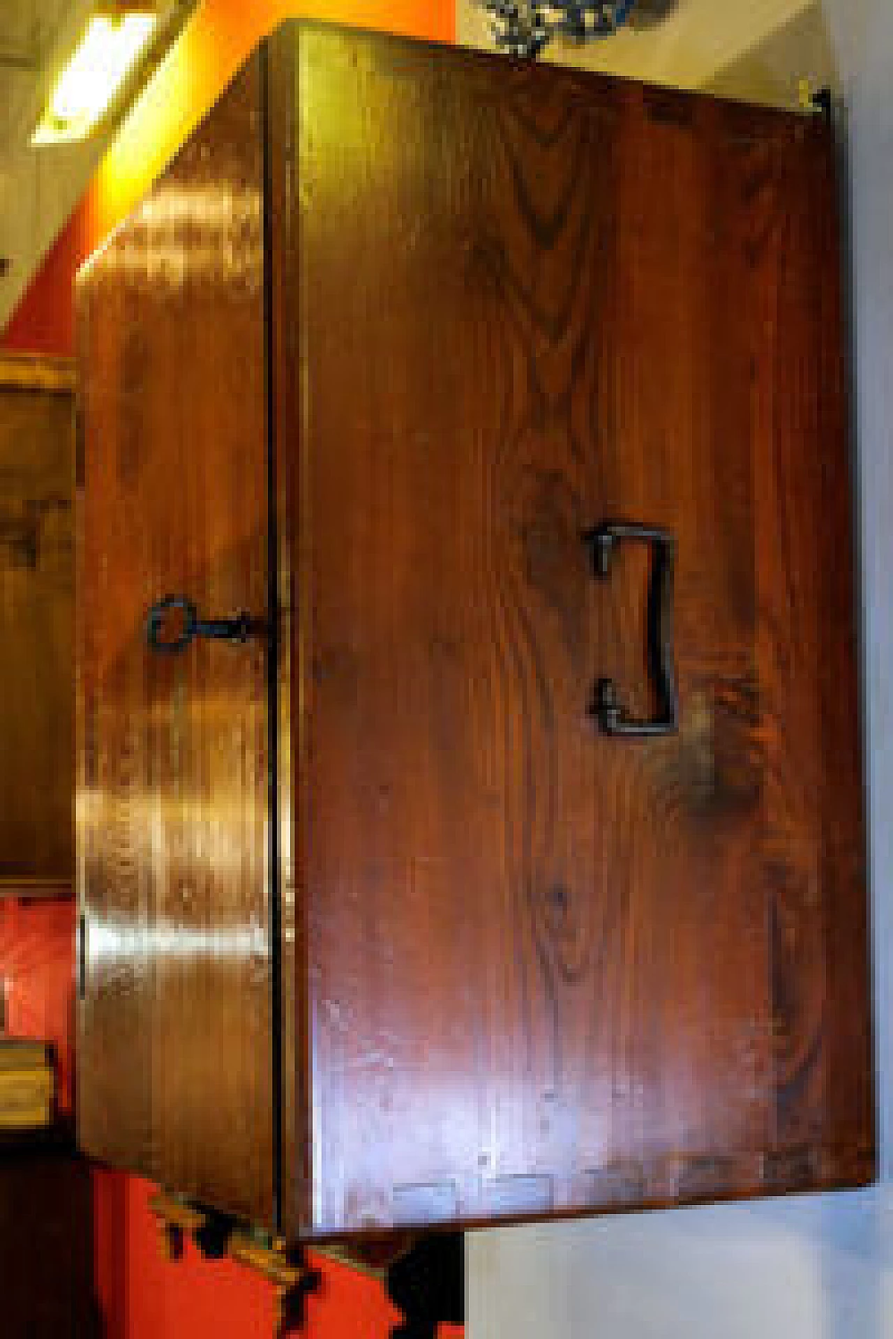 Armadietto inglese per medicine in pitch-pine 1078504