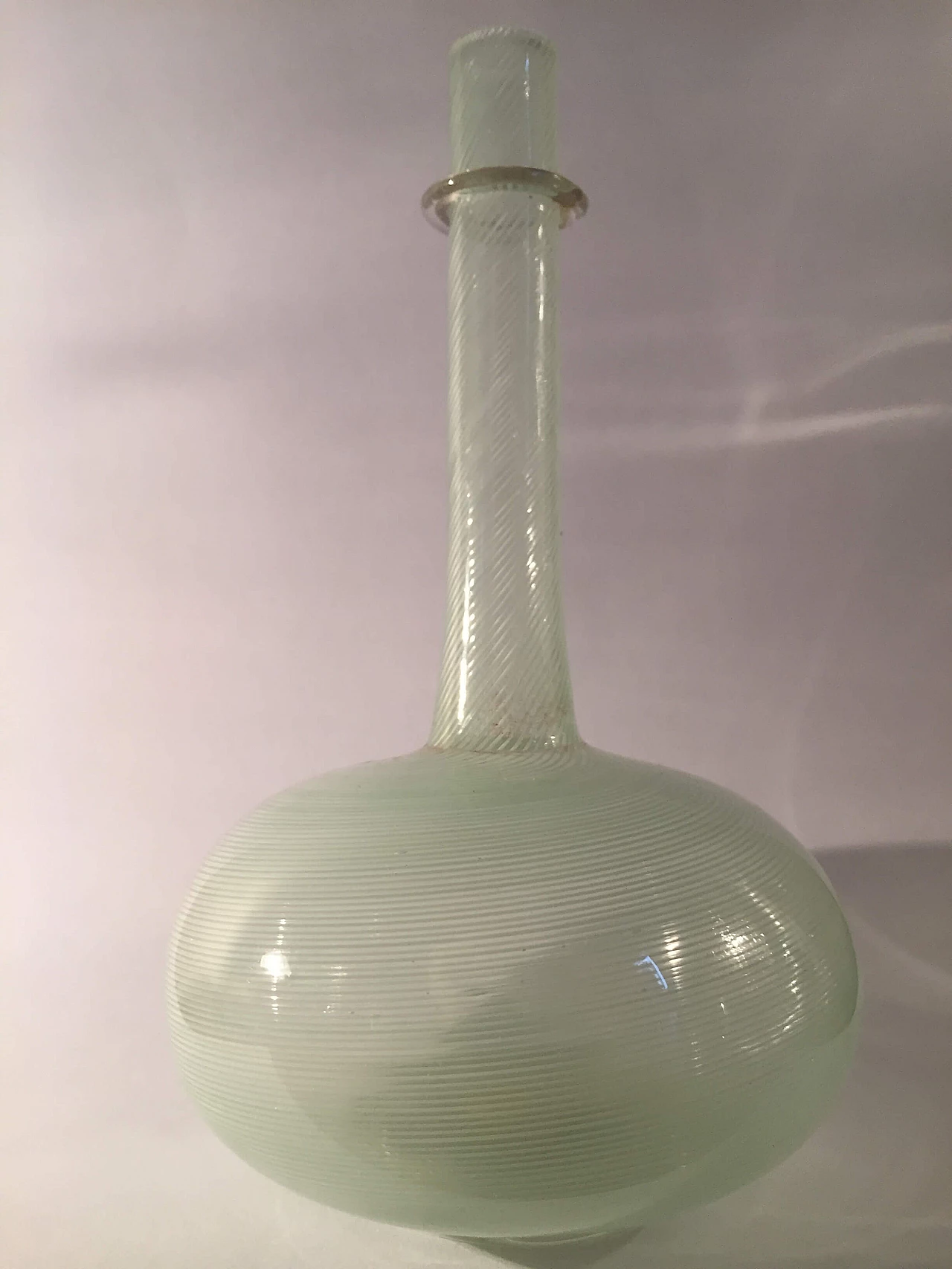 Half-filigree vase in Murano glass, Venini, 1930s 1078727