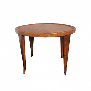 Cherry wood coffee table, '40s